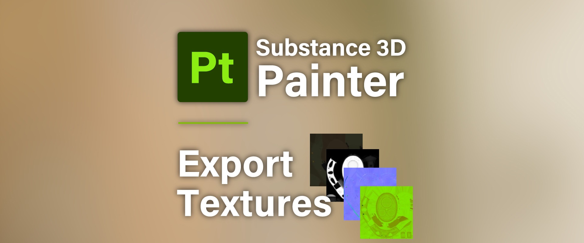 [ Substance 3D Painter ] How to set up texture export