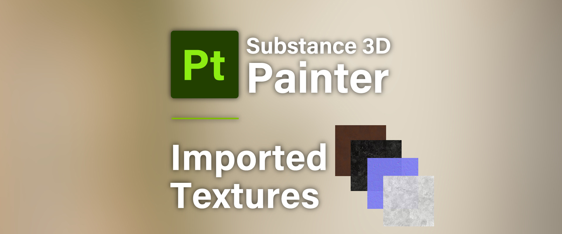 [ Substance 3D Painter ] How to set imported textures