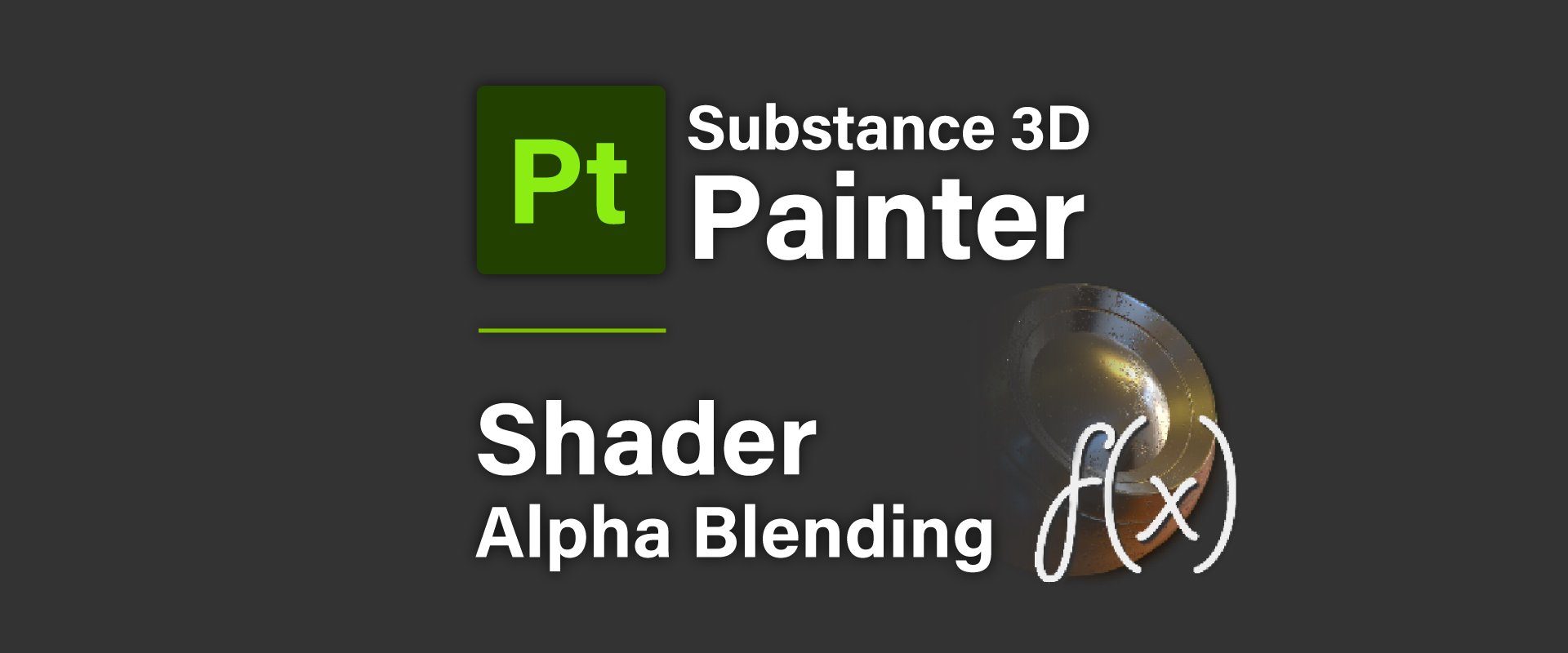 [ Substance 3D Painter ] How to set the shader for Opacity material ( alpha-blending )