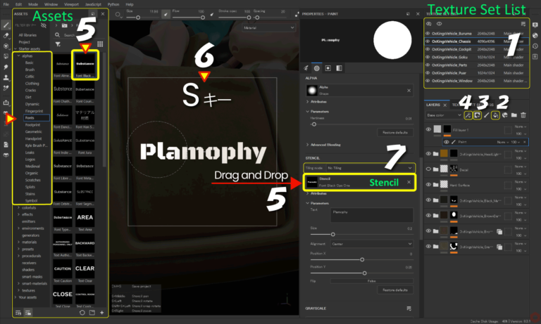 Substance3dpainter-ui-painting-mode-stencil-01 | Plamophy